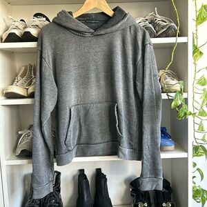 Brandy Melville washed black pullover hoodie